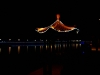 River at night, Huangshan city (Tunxi city), Anhui province