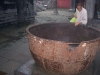 Ming dynasty cooking vessel, Shaolin Temple, Songshan, Henan province