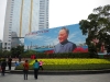 Sign commemorating Deng Xiaoping\'s founding of modern Shenzhen, Lychee Park, Luohu District, Shenzhen, Guangdong Province