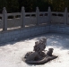 Frozen pond, Xiangguo Temple, Kaifeng Henan