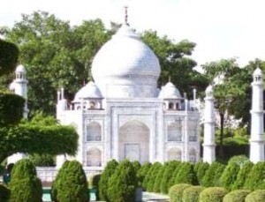 Model of Taj Mahal at Window of the World Theme Park